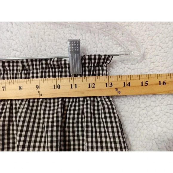 Böhme Women's Size Small Black Gingham Shorts With Pockets - Picture 5 of 10